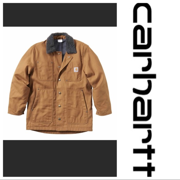 Carhartt Other - Boys Carhartt Full Swing Fleece Lined Chore Coat